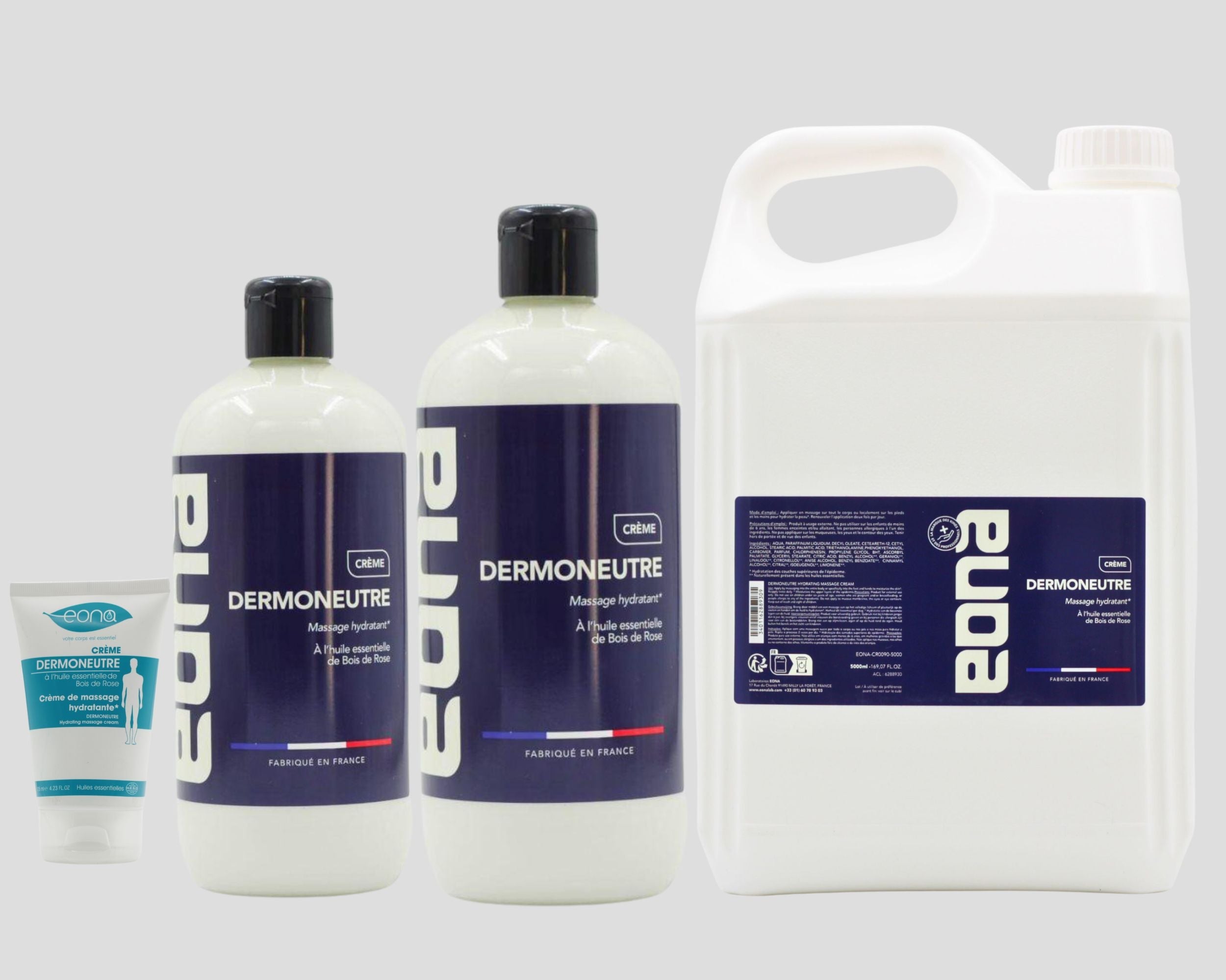 Crème De Massage Hydratante Eona Dermoneutre 500 Ml - Neuf Soin Professionnel