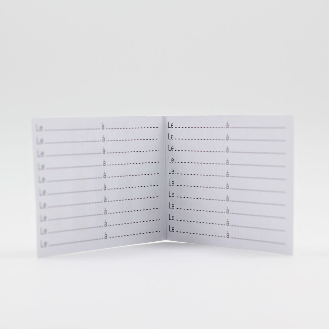 CARTE DE RENDEZ-VOUS x 50